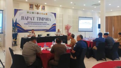 Timpora Kabupaten Bondowoso saat menggelar rakor pengawasan orang asing. (Foto: Dok/Humas Kantor Imigrasi Jember - ZONA INDONESIA)