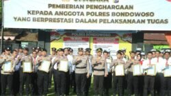 Dinilai Berprestasi, 27 Anggota Polres Bondowoso Terima Penghargaan