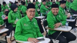 H. Ahmad Dhafir, Ketua DPC dan H. Tohari, Sekretaris DPC PKB Bondowoso. (Dok: DPC PKB for ZONA INDONESIA)