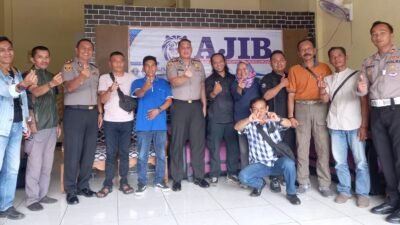 Kapolres Bondowoso Kunjungi Kantor AJIB, Jaga Sinergitas Insan Pers dan Polri
