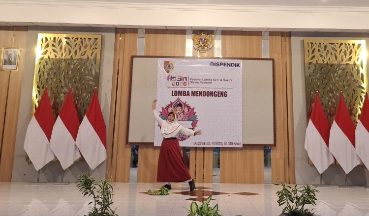 FLS3N tingkat SD di Ponpes Al-Qodiri Jember, Senin (18/5/2026). (Foto: Teamwork - ZONA INDONESIA)