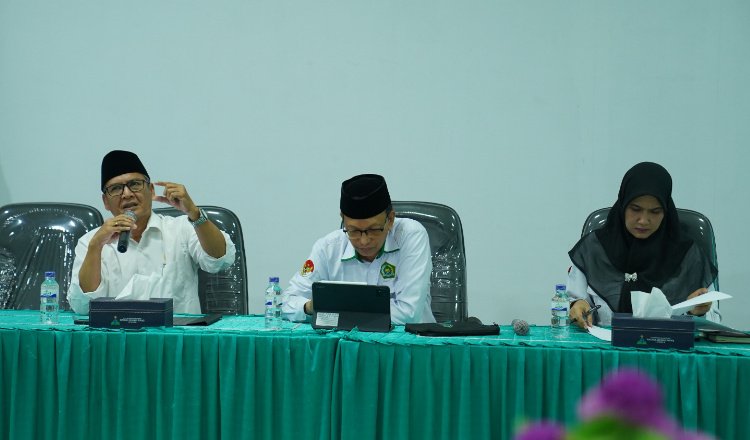 Rakor Persiapan e-Monev KIP yang di Ruang Rapat Rektorat Lantai 1, Senin (18/5/2026). (Foto: Dok/Humas UIN KHAS Jember - ZONA INDONESIA)