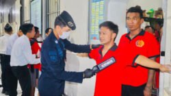 Rutan Kelas IIB Situbondo merazia warga binaan, Jumat (29/5/2026) malam. (Foto: Istimewa - ZONA INDONESIA)