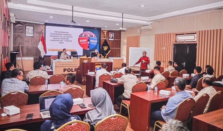 Sosialisasi KUHAP Baru di Mapolres Jember, Jumat (22/5/2026). (Foto: Zainul Hasan - ZONA INDONESIA)