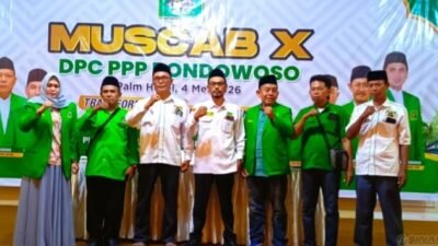 Muscab DPC PPP Bondowoso Hasilkan 7 orang Formatur, Siap Tentukan Nahkoda Baru, Senin (4/5/2026).(foto:Ubay/ZONA INDONESIA)