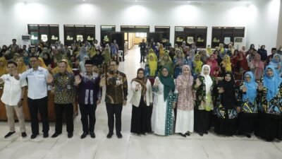 Pemkab Bondowoso menggelar Pelatihan Manajemen dan Pencatatan Kasus bagi SDM Lembaga Layanan, bertempat di Ruang Rapat Ijen Raung, Pemkab Bondowoso, Kamis (11/6/2026). (Foto: Ubay/ZONA INDONESIA)