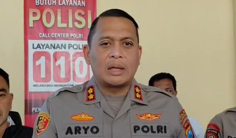 Kapolres Bondowoso, AKBP Dr Aryo Dwi Wibowo, diwawancarai media. (Foto: Dok/Humas Polres Bondowoso - ZONA INDONESIA)