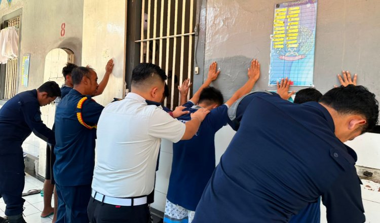 Rutan Situbondo sidak seluruh blok hunian warga binaan, Rabu (10/6/2026). (Foto: Dok/Humas Rutan Kelas IIB Situbondo - ZONA INDONESIA)