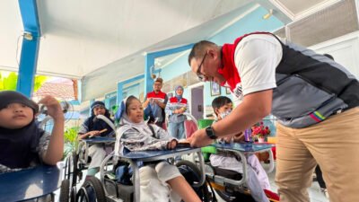 Pertamina Patra Niaga menyantuni anak yatim, Jumat (19/6/2026). (Foto: Dok/Istimewa - ZONA INDONESIA)