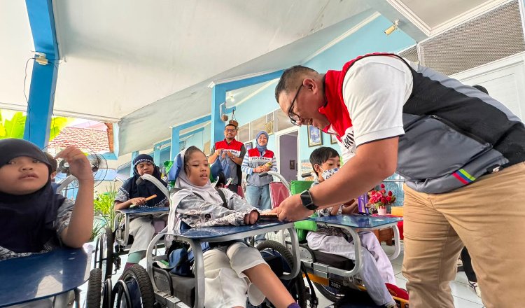 Pertamina Patra Niaga menyantuni anak yatim, Jumat (19/6/2026). (Foto: Dok/Istimewa - ZONA INDONESIA)