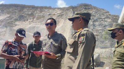 Satgas Infrastruktur Pemkab Jember Sidak Gunung Sadeng, Temukan 14 Penambang Ilegal