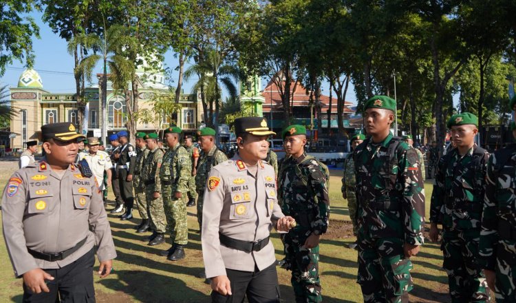 Apel Gelar Pasukan sekaligus TWG di Alun-alun Situbondo, Jumat (17/7/2026). (Foto: Dok/Istimewa - ZONA INDONESIA)