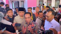 Doorstop peresmian Home Care Jember, Jumat (24/7/2026). (Foto: Zainul Hasan - ZONA INDONESIA)