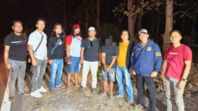 Seorang pria berinisial L (22) saat ditangkap Satreskrim Polres Situbondo. (Foto: Istimewa - ZONA INDONESIA)