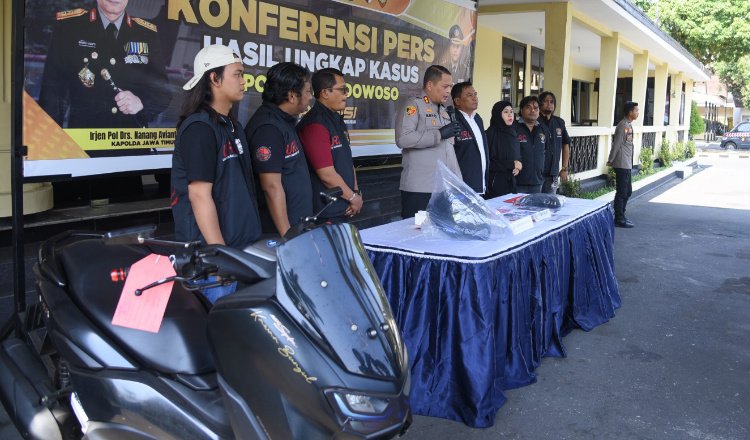 Konferensi pers di Mapolres Bondowoso, Rabu (29/7/2026). (Foto: Istimewa - ZONA INDONESIA)