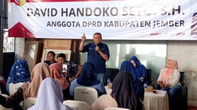 David Handoko Seto Ajak Warga Jember Kawal MBG dan Serbu Beasiswa Cinta Bergema dalam Reses Kedua