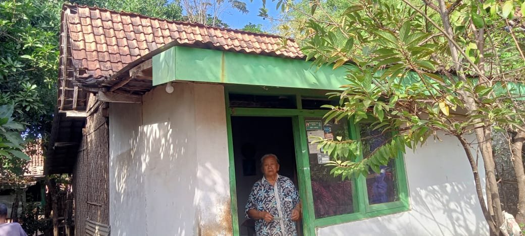 Kondisi terkini rumah nenek Sana, Rabu (29/7/2026). (Foto: Istimewa - ZONA INDONESIA)