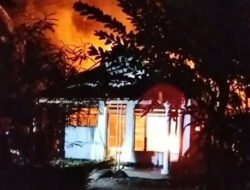 Rumah Warga Paseban Jember Kebakaran Saat Ditinggal Bepergian