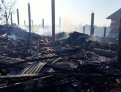 Bara Api Terbang Diterjang Angin Kencang, Kompleks Gudang dan Kandang di Situbondo Ludes Terbakar