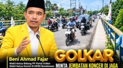 Tak Hanya Dipasang Portal, Golkar Bondowoso Minta Jembatan Koncer Dijaga