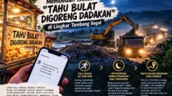 Membedah Istilah “Tahu Bulat Digoreng Dadakan” di Lingkar Tambang Ilegal