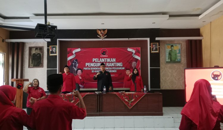 Pelantikan pengurus ranting Panji-Situbondo di Aula SMK Daerah Situbondo. (Foto: Fathur Rozi - ZONA INDONESIA)