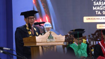 Wisuda Program Sarjana ke-80 dan Program Magister ke-61 UIN KHAS Jember, Selasa (13/10/2026). (Foto: Dok/Humas UIN KHAS Jember - ZONA INDONESIA)