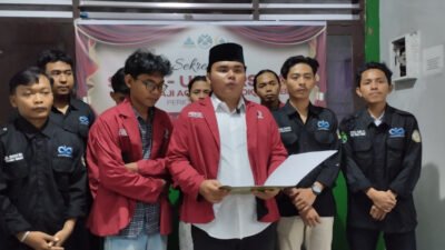 Pernyataan Ketua Sema UIN KHAS Jember, Muhammad Oki Mabruri, terkait proses penjaringan calon Rektor UIN KHAS Jember yang dilakukan di luar kota. (Foto: Istimewa - ZONA INDONESIA)