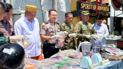 Pemusnahan BB di Kantor Korps Adhyaksa Kejari Situbondo, Kamis (22/10/2026). (Foto: Fathur Rozi - ZONA INDONESIA)