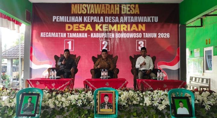 Musyawarah Desa Pemilihan Kepala Desa Antarwaktu, Desa Kemirian. (Foto: Istimewa - ZONA INDONESIA)